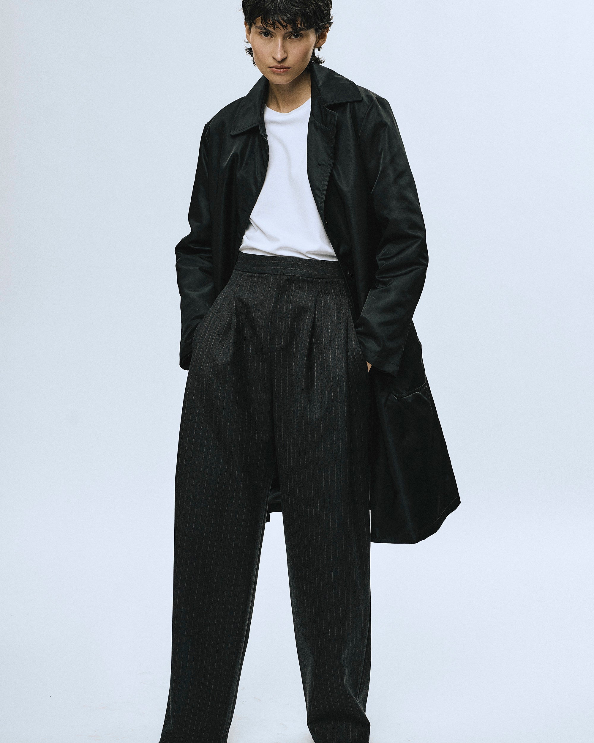 Nylon Mantel mit herausnehmbarem Futter - unisex