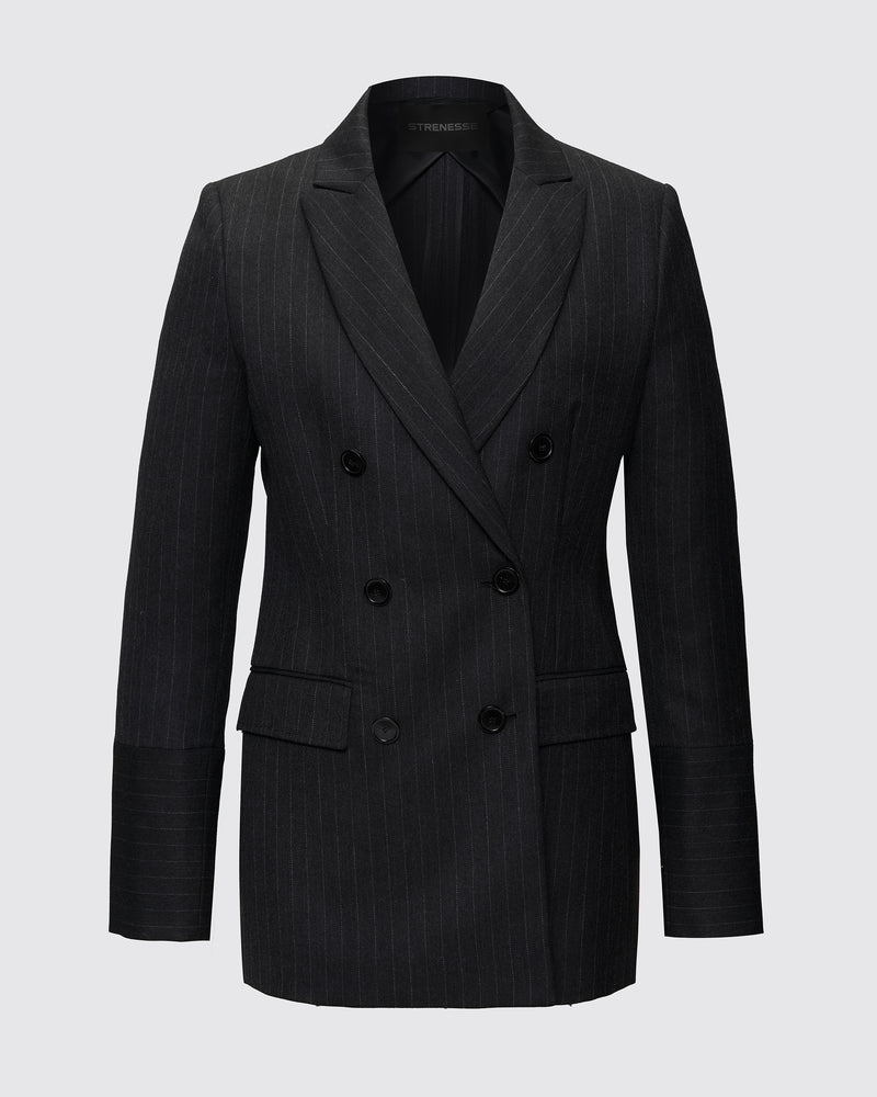 Pinstripe Blazer
