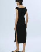 Luxuriöses Kaschmir Midikleid