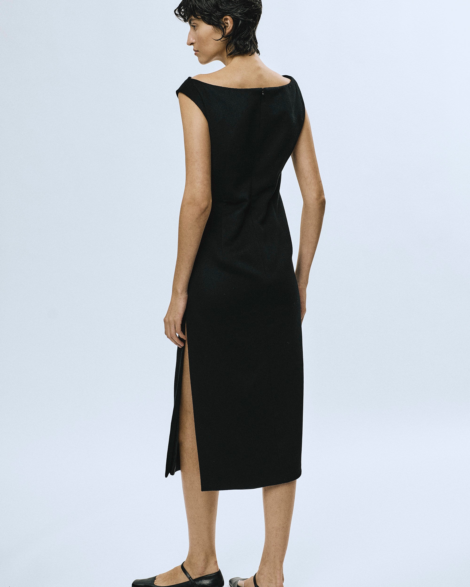 Luxuriöses Kaschmir Midikleid