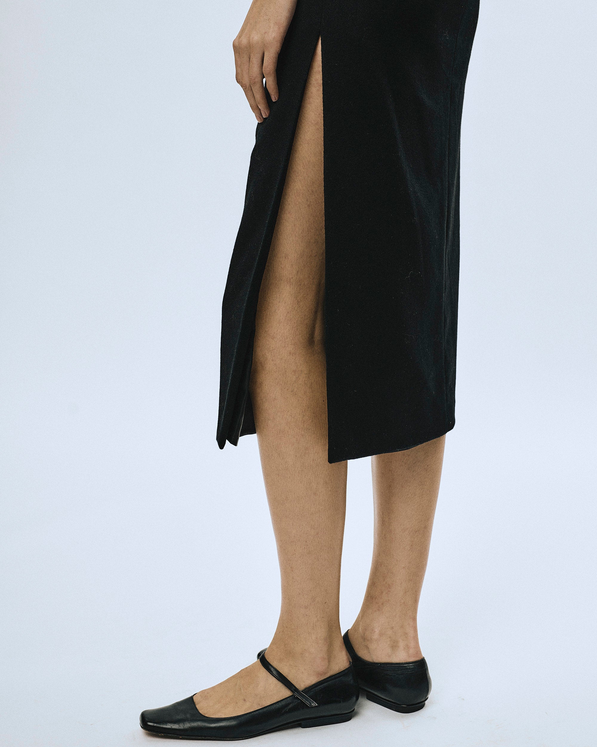 Luxuriöses Kaschmir Midikleid