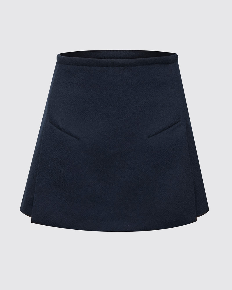 Luxuriöser Kaschmir Minirock