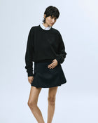 Luxuriöser Kaschmir Minirock