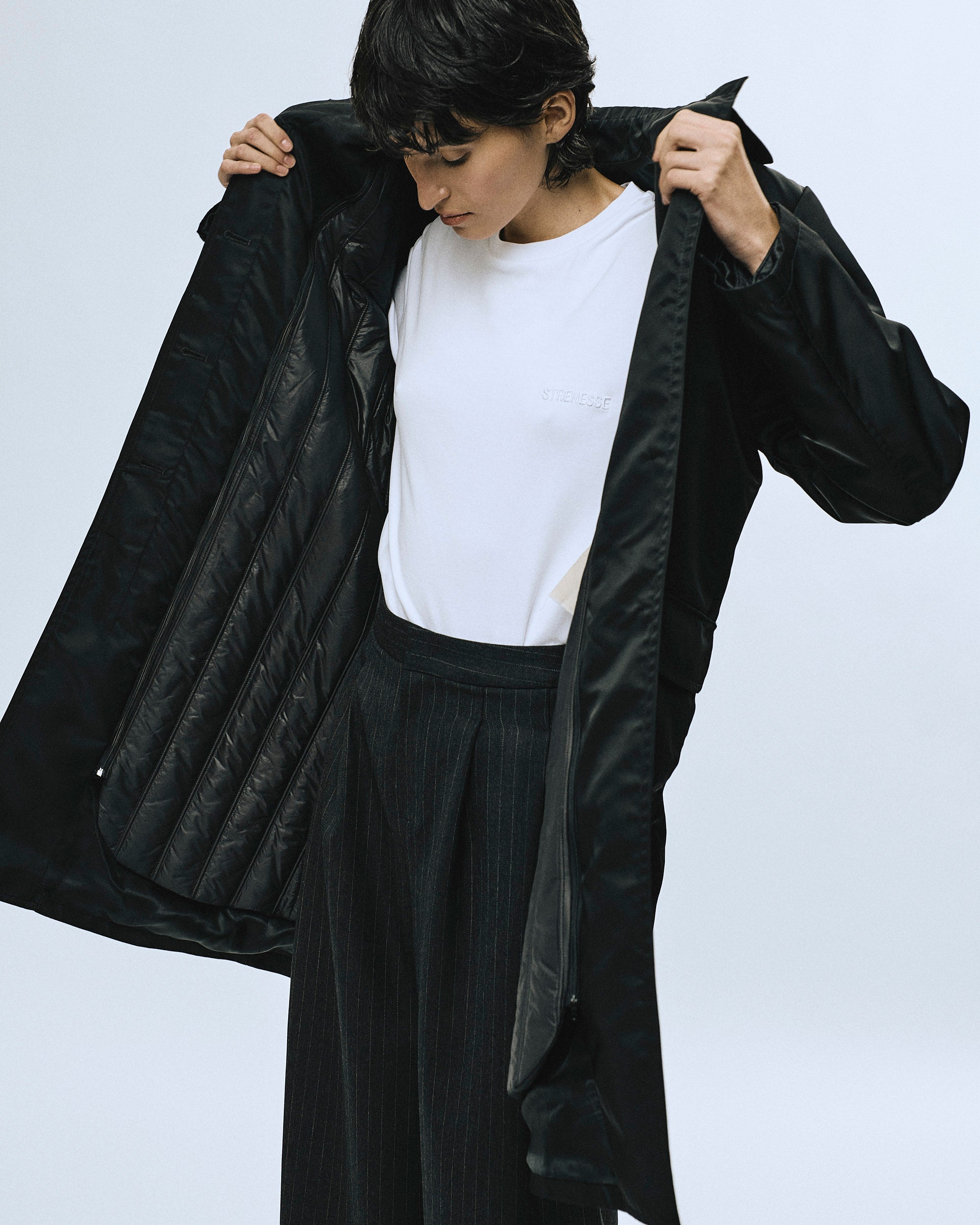 Nylon Mantel mit herausnehmbarem Futter - unisex