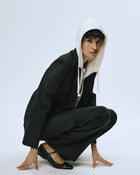 Ärmellose Zipjacke in Biobaumwolle - unisex