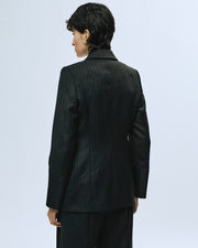Pinstripe Blazer