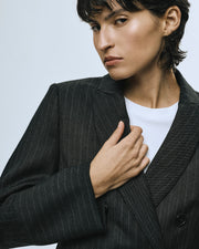 Pinstripe Blazer