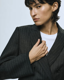 Pinstripe Blazer