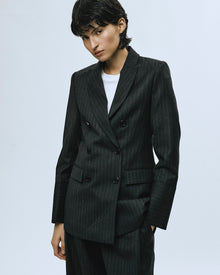 Pinstripe Blazer