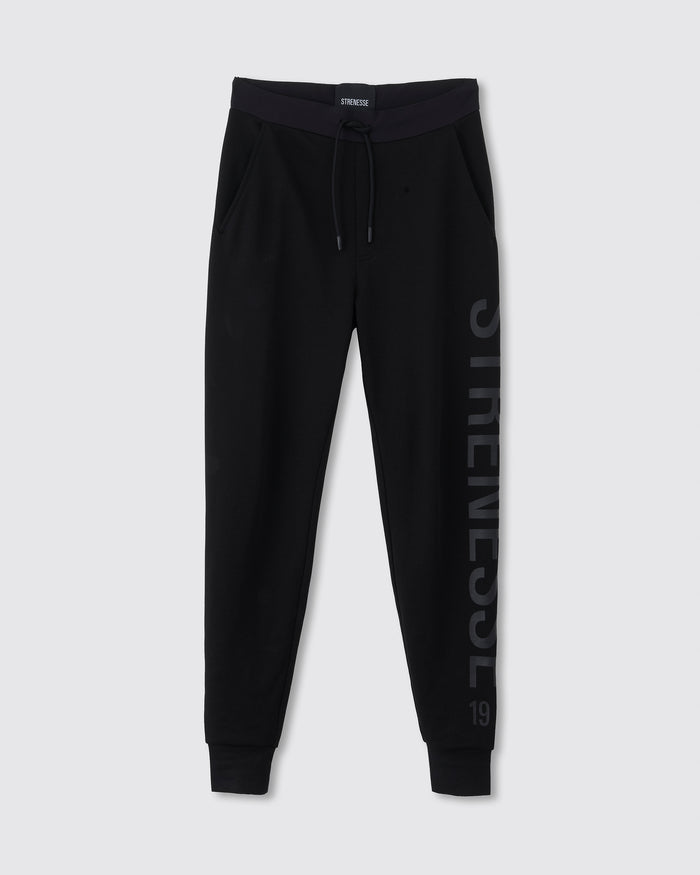 Jogging pants with logo print - unisex