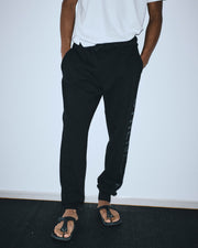 Jogging pants with logo print - unisex