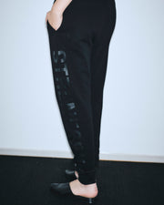 Jogging pants with logo print - unisex
