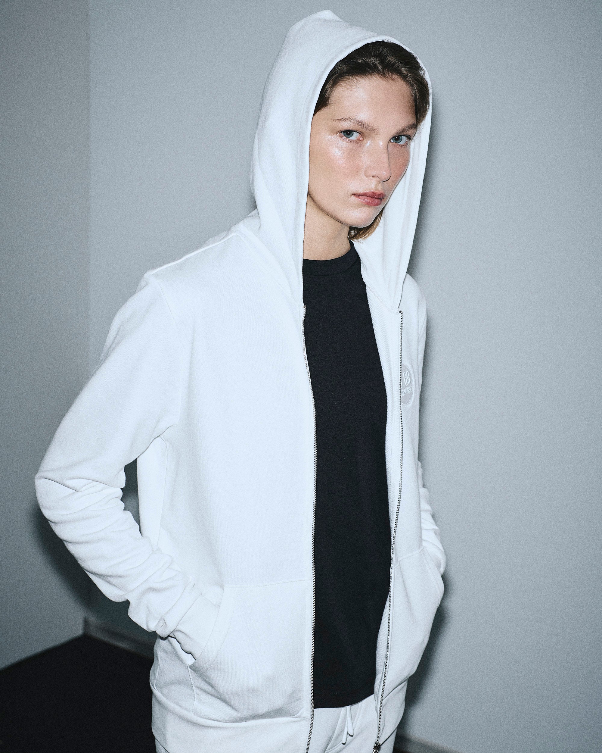 Zipjacke mit Logo - unisex