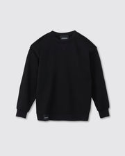 Sweatshirt with logo label - unisex