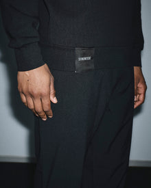 Sweatshirt mit Logo Etikett - unisex