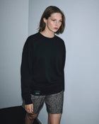 Sweatshirt mit Logo Etikett - unisex