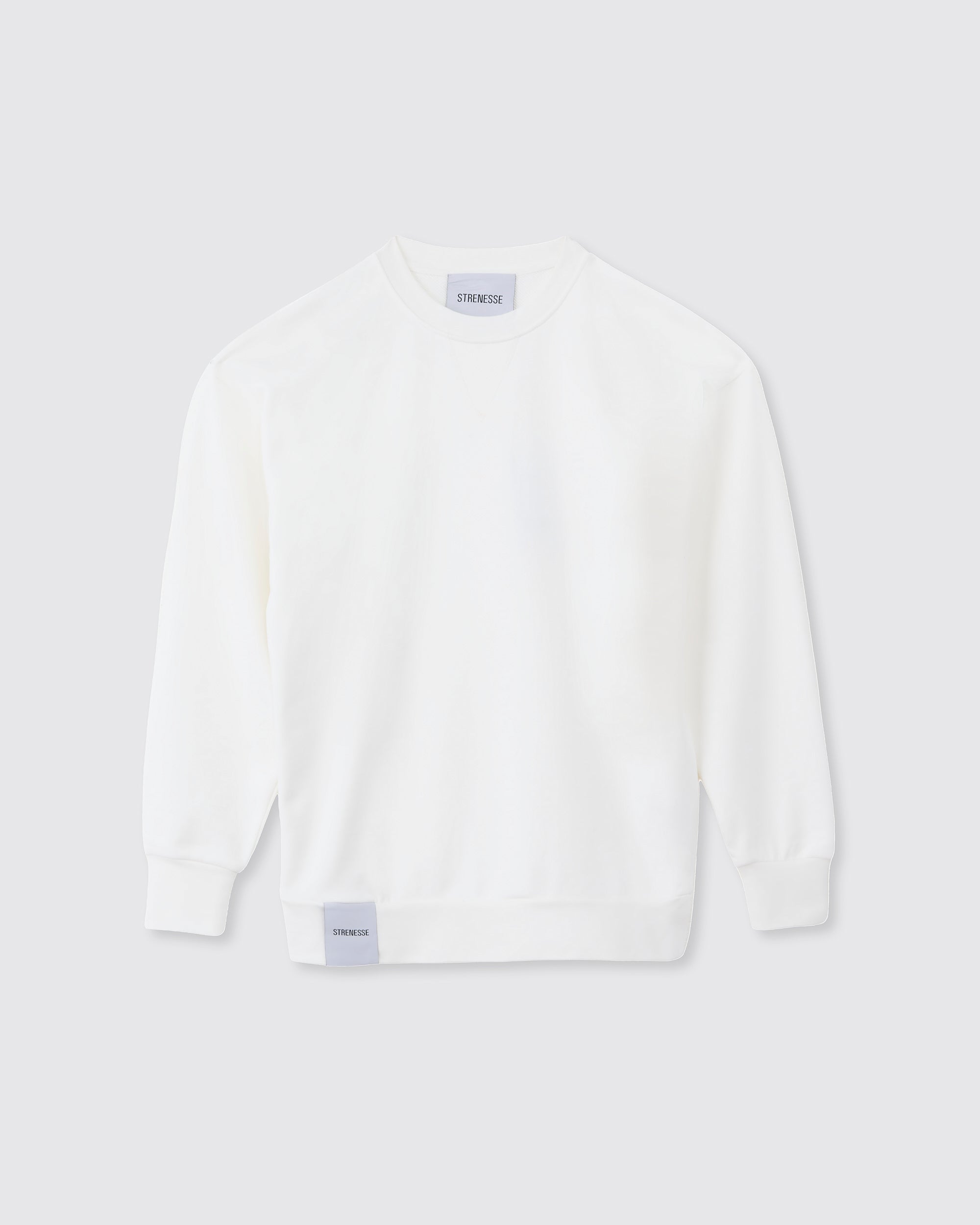 Sweatshirt mit Logo Etikett - unisex