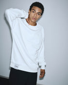 Sweatshirt mit Logo Etikett - unisex