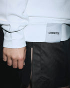 Sweatshirt mit Logo Etikett - unisex