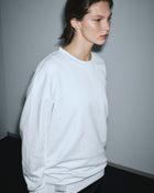 Sweatshirt mit Logo Etikett - unisex