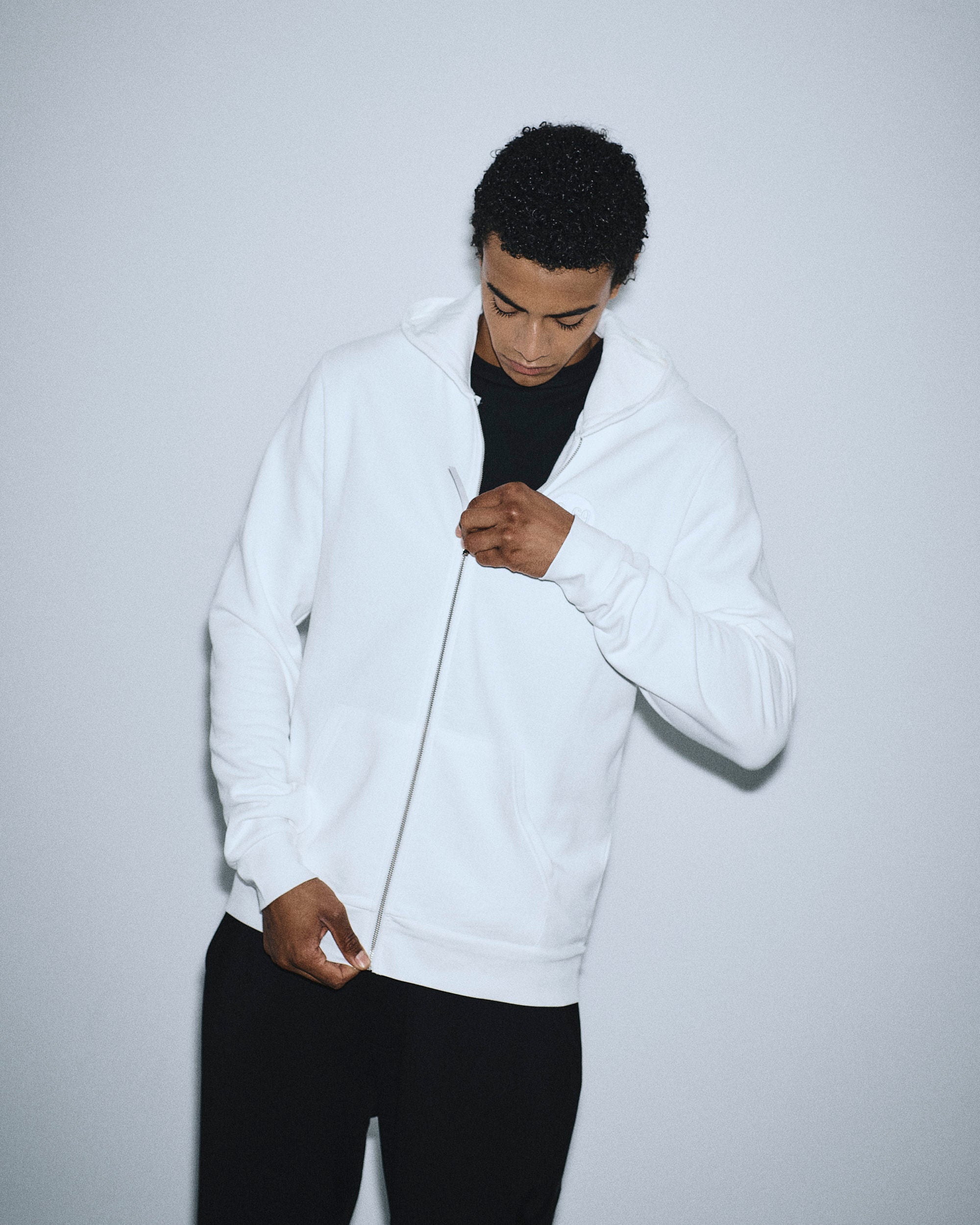 Zipjacke mit Logo - unisex