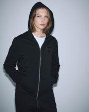 Zip jacket with logo - unisex